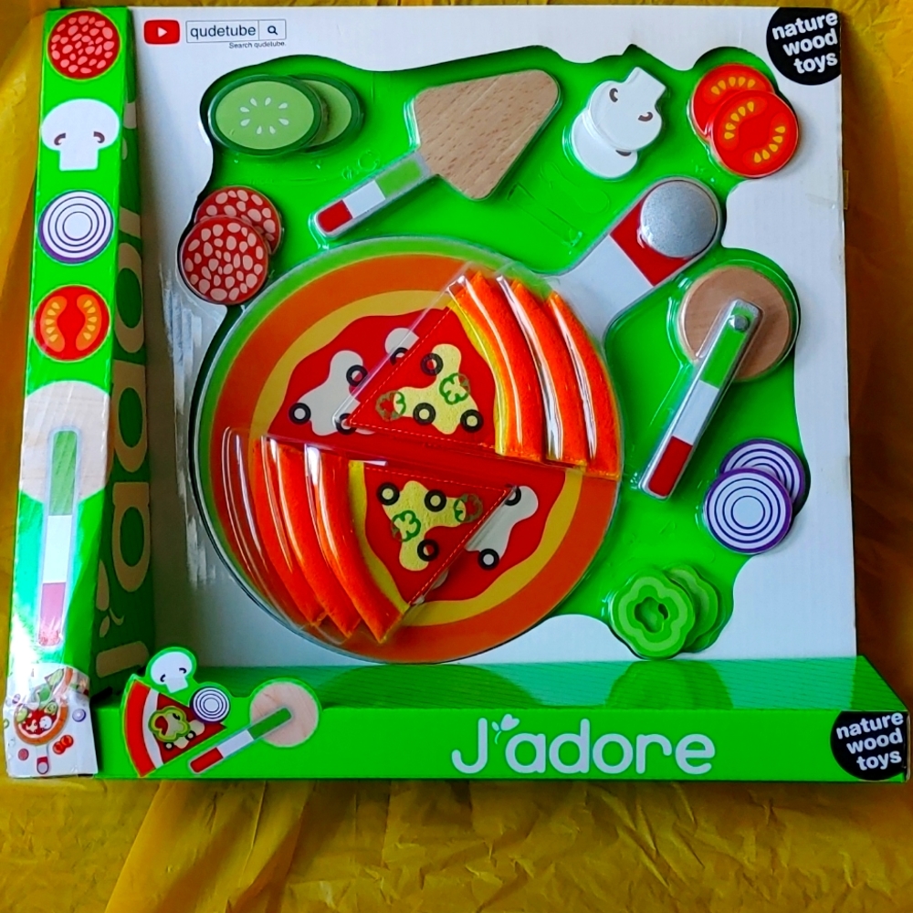 J'adore wooden pizzaria set